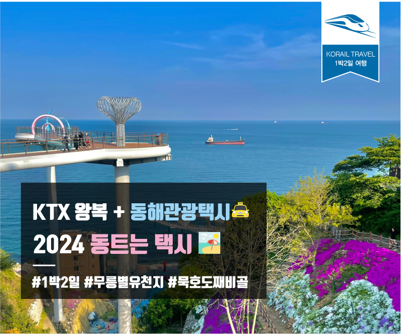 (                                                                                  KTX+동해관광택시)2024 동트는 택시(1박)(강원센터)