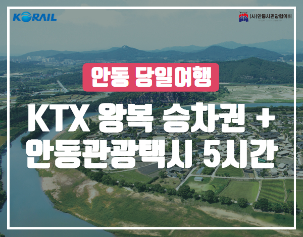 (                                                                        2024 안동 관광택시 할인 프로모션)KTX + 안동 관광택시 (5시간)